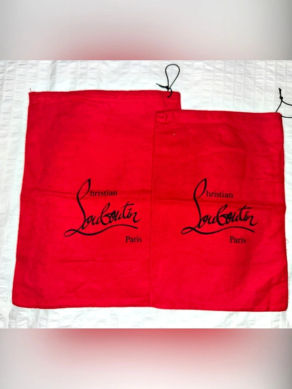 Christian Louboutin Red Dust Bag…Price for each one